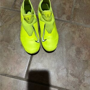 Nike Bright Yellow Cleats